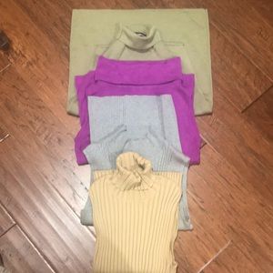 Sleeveless Turtleneck Shirts